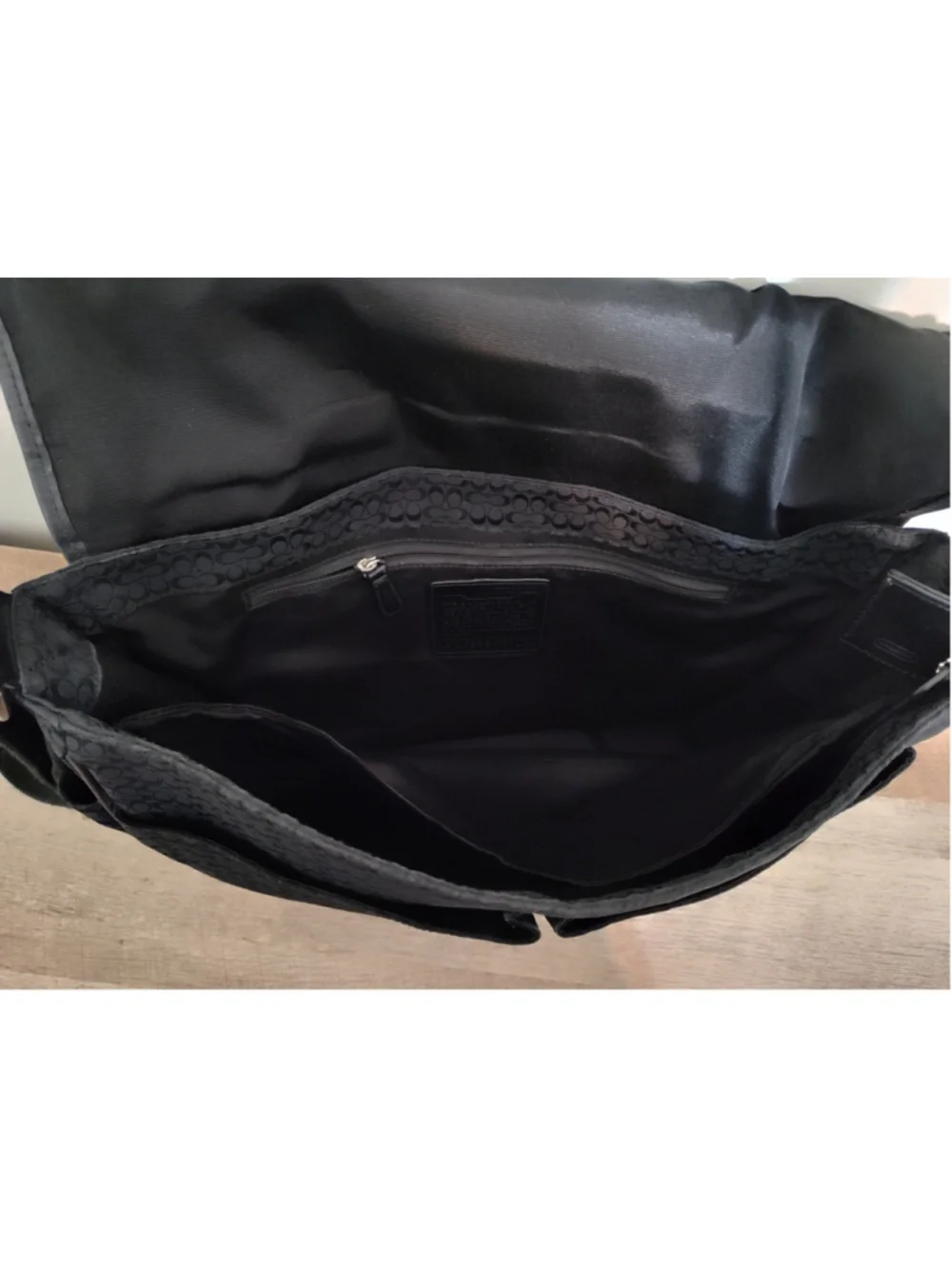 Unisex Coach Messenger Bag One Size Black